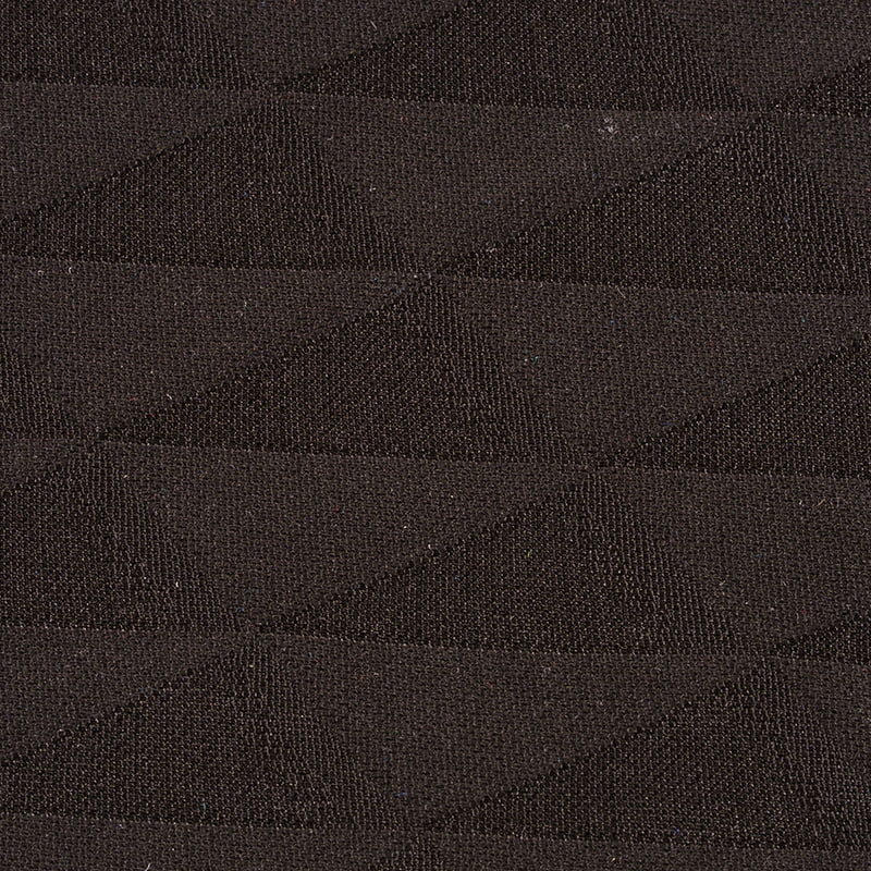 Tecido jacquard dupla face em sarja triangular