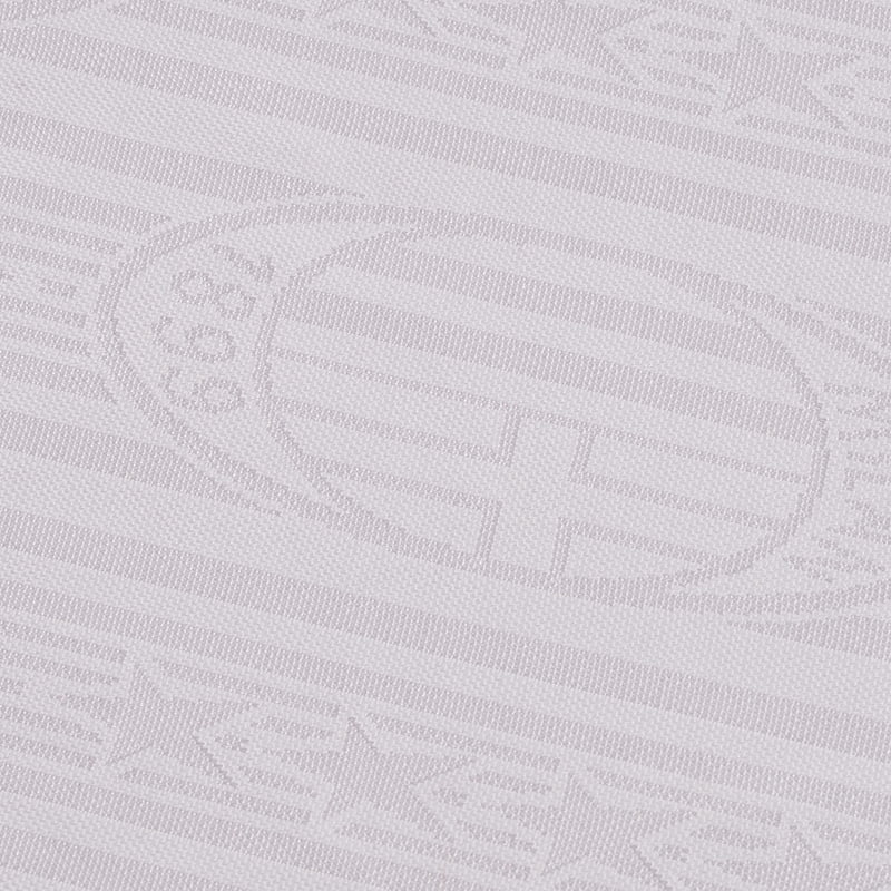 Tecido jacquard dupla face com logotipo do Manchester United